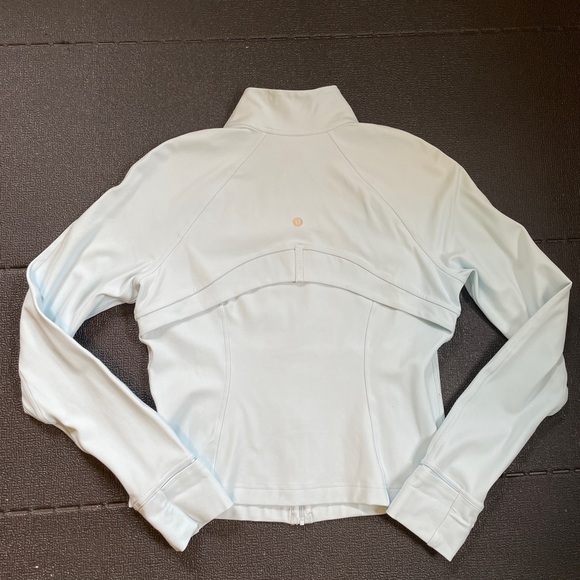 Lululemon Cropped Define Jacket Nulu Powder Blue - Picture 2 of 3